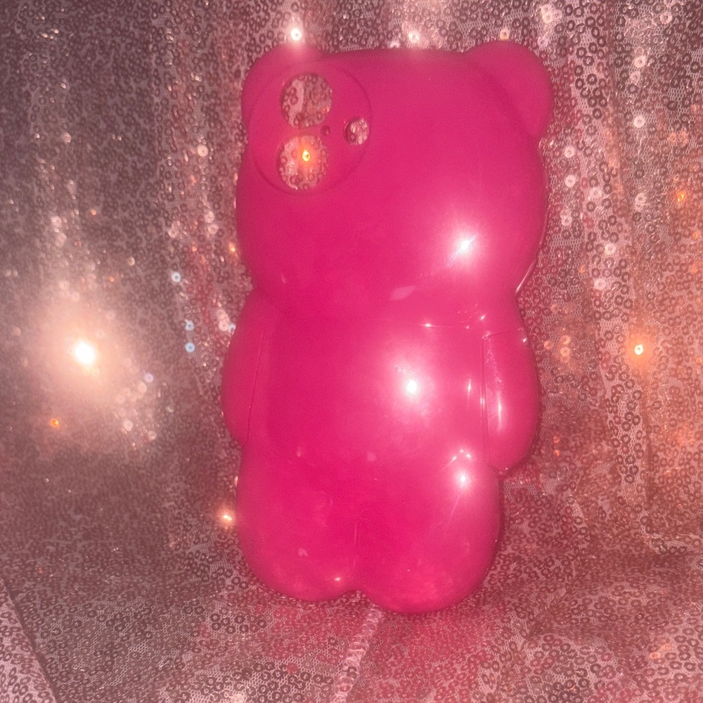 Pink Bear Phone 16plus Case